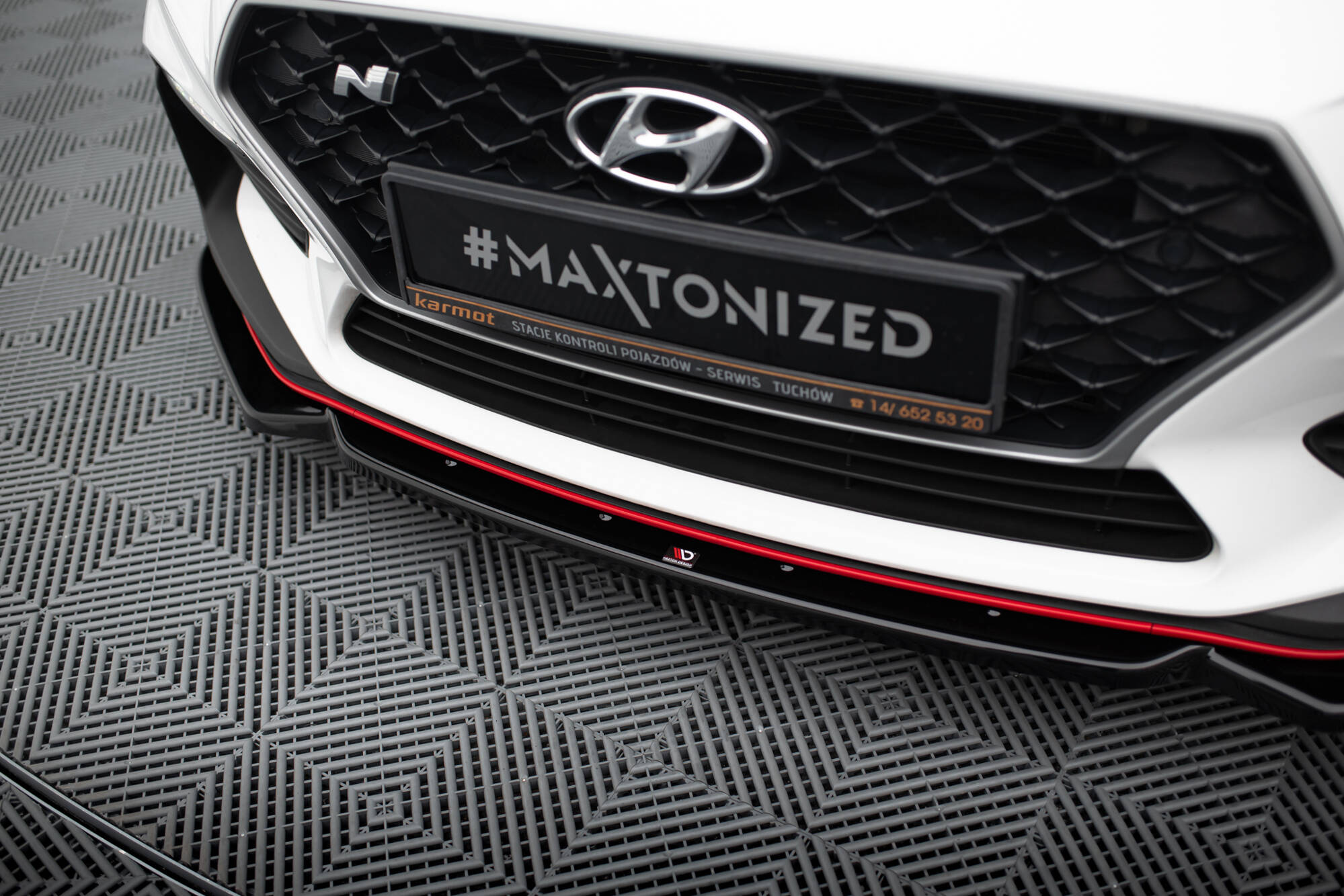 Front Splitter V.6 + Flaps Hyundai I30 N Mk3 Hatchback / Fastback - 4