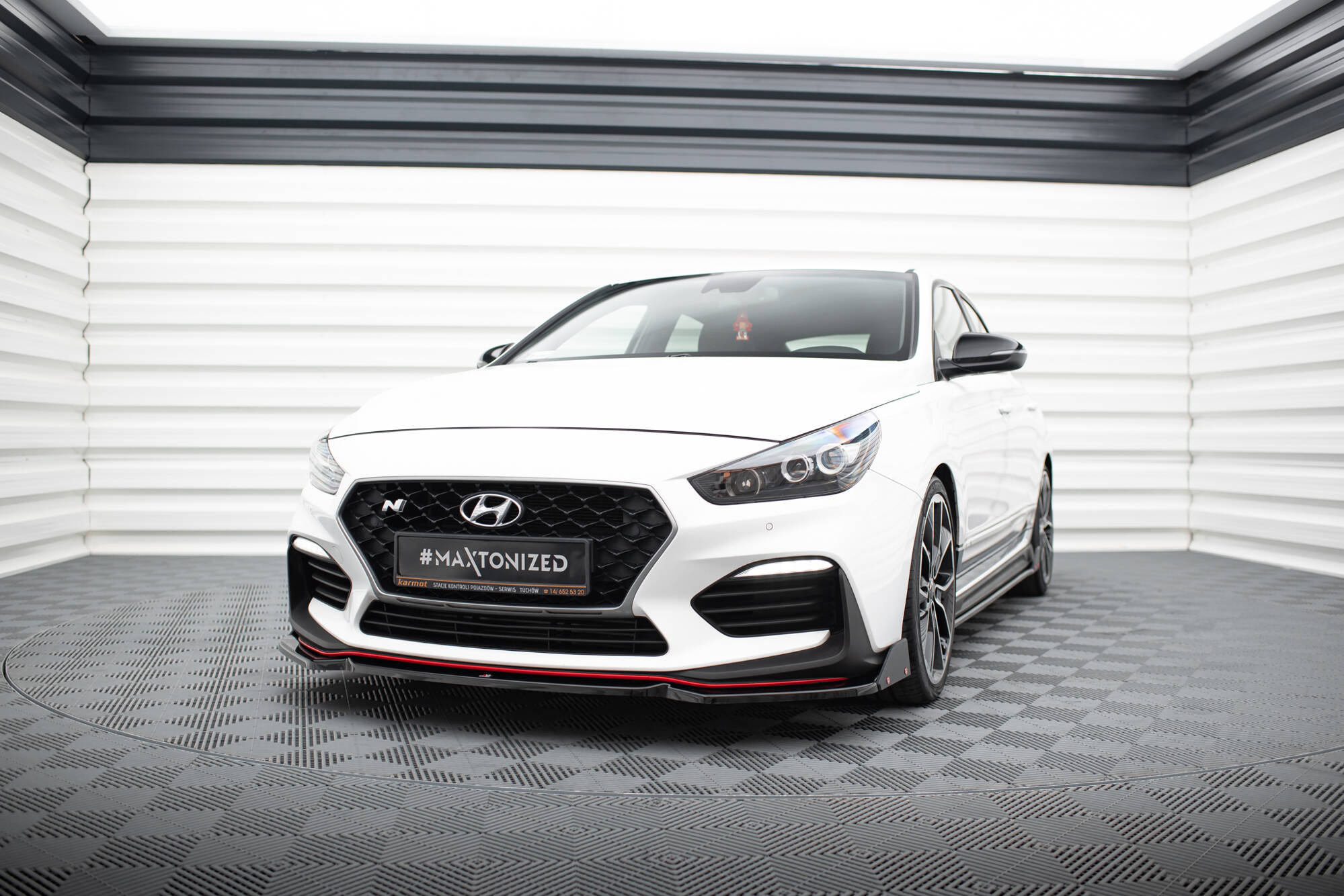 Front Splitter V.6 + Flaps Hyundai I30 N Mk3 Hatchback / Fastback - 3