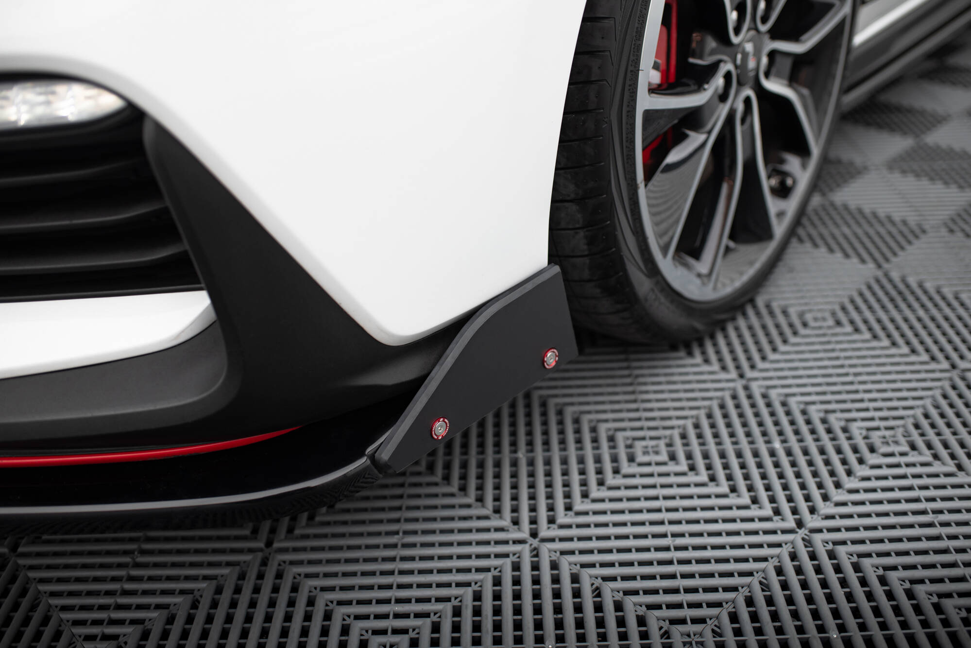 Front Splitter V.6 + Flaps Hyundai I30 N Mk3 Hatchback / Fastback - 5