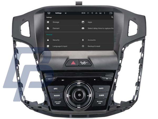 8" FORD FOCUS 2012-2014 ANDROID HEADUNIT - 5