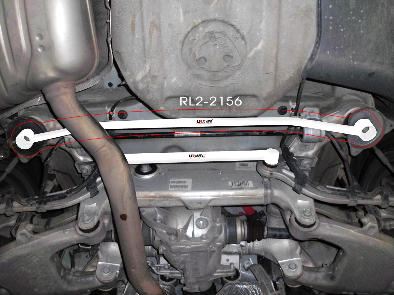 BMW 528I F10 10+ ULTRARACING 2P REAR LOWER BAR 2156