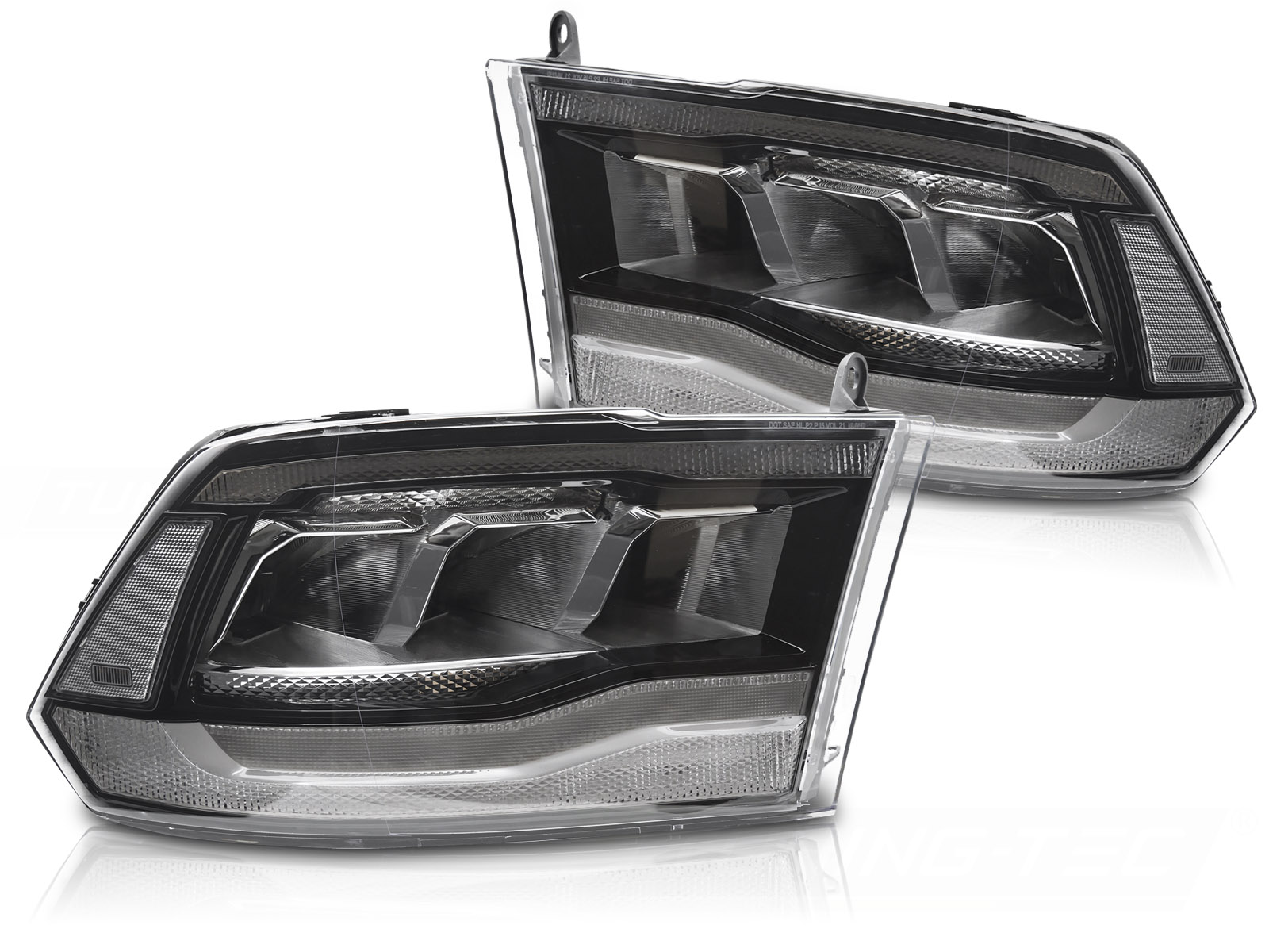 LED-STRÅLKASTARE DRL TILL DODGE RAM 2009-2018