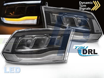 LED-STRÅLKASTARE DRL TILL DODGE RAM 2009-2018