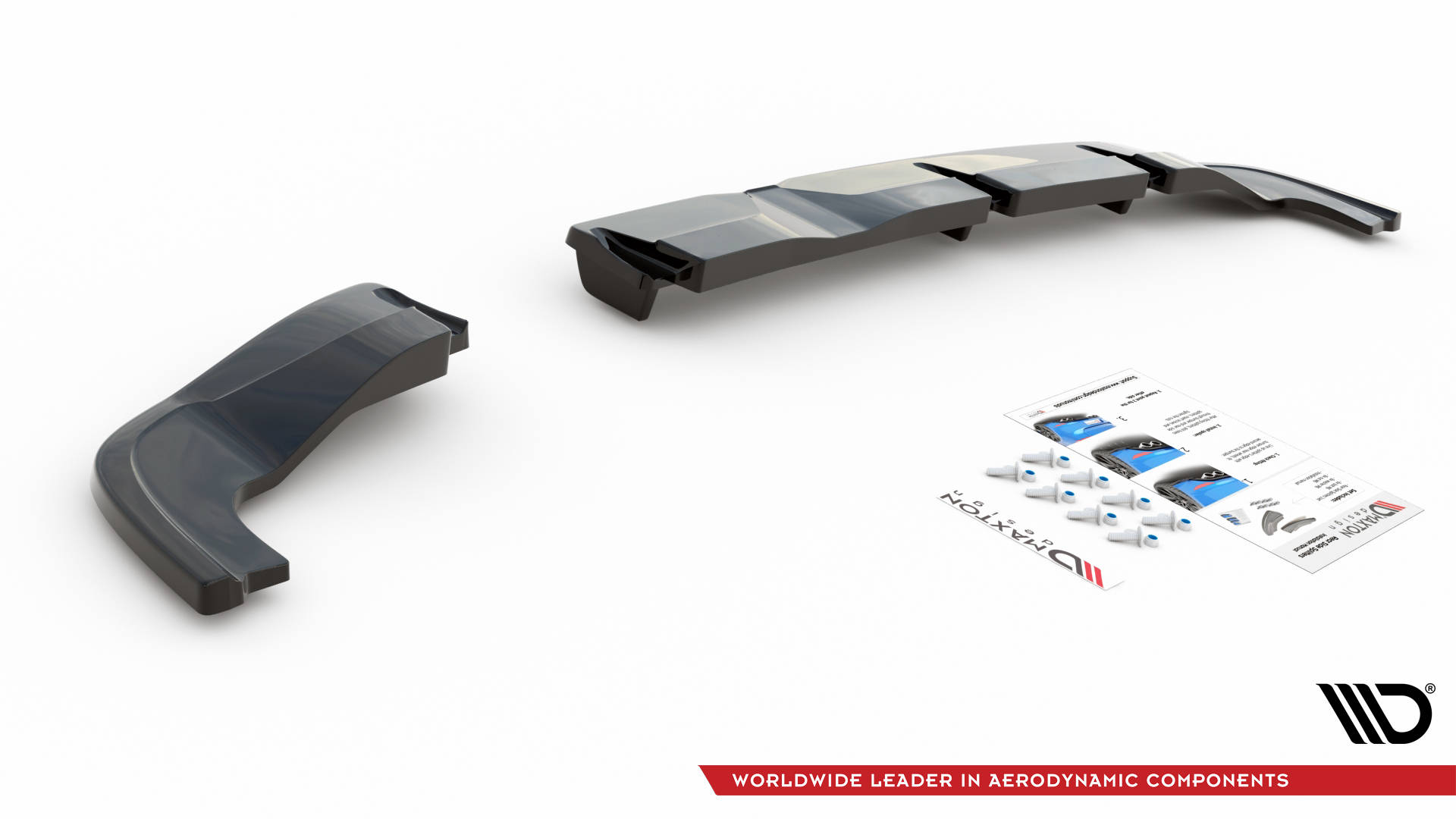 Central Rear Splitter (Vertical Bars) Hyundai I20 N Mk3 (2020-) - 7
