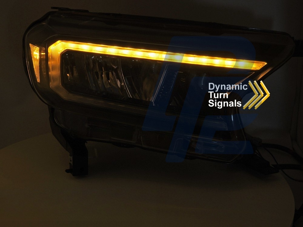 LED Headlights Black for Ford Ranger V 2016–2022 - 3