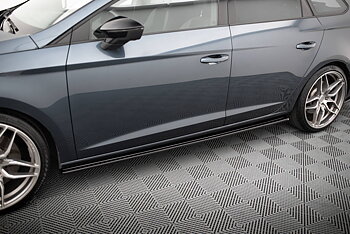 SIDE SKIRTS DIFFUSERS V.1 SUITABLE FOR SEAT LEON MK3 CUPRA/ FR FACELIFT – MAXTON DESIGN