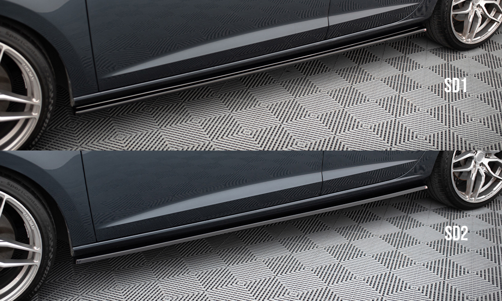 SIDE SKIRTS DIFFUSERS V.2 SUITABLE FOR SEAT LEON MK3 CUPRA/ FR FACELIFT – MAXTON DESIGN - 3