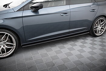 SIDE SKIRTS DIFFUSERS V.2 SUITABLE FOR SEAT LEON MK3 CUPRA/ FR FACELIFT – MAXTON DESIGN