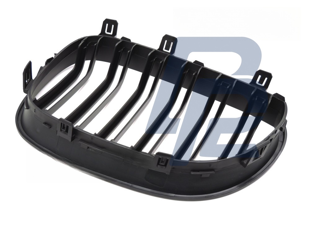 Grille Sport Matt Black Double-Slat for BMW E60 / E61 2003–2010 - 5