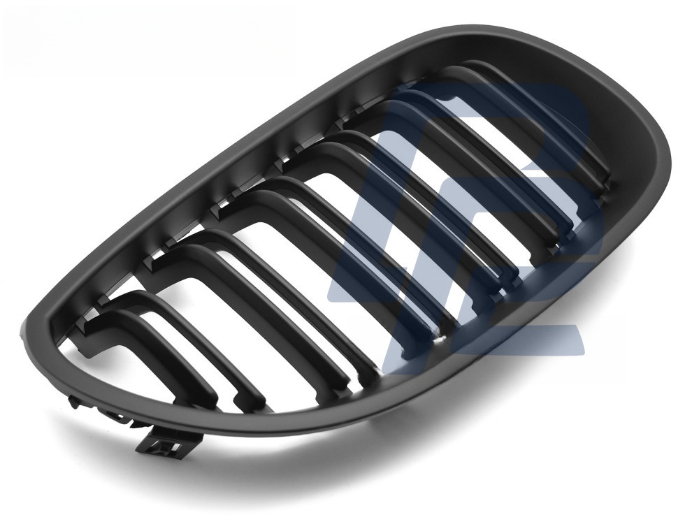 Grille Sport Matt Black Double-Slat for BMW E60 / E61 2003–2010 - 4