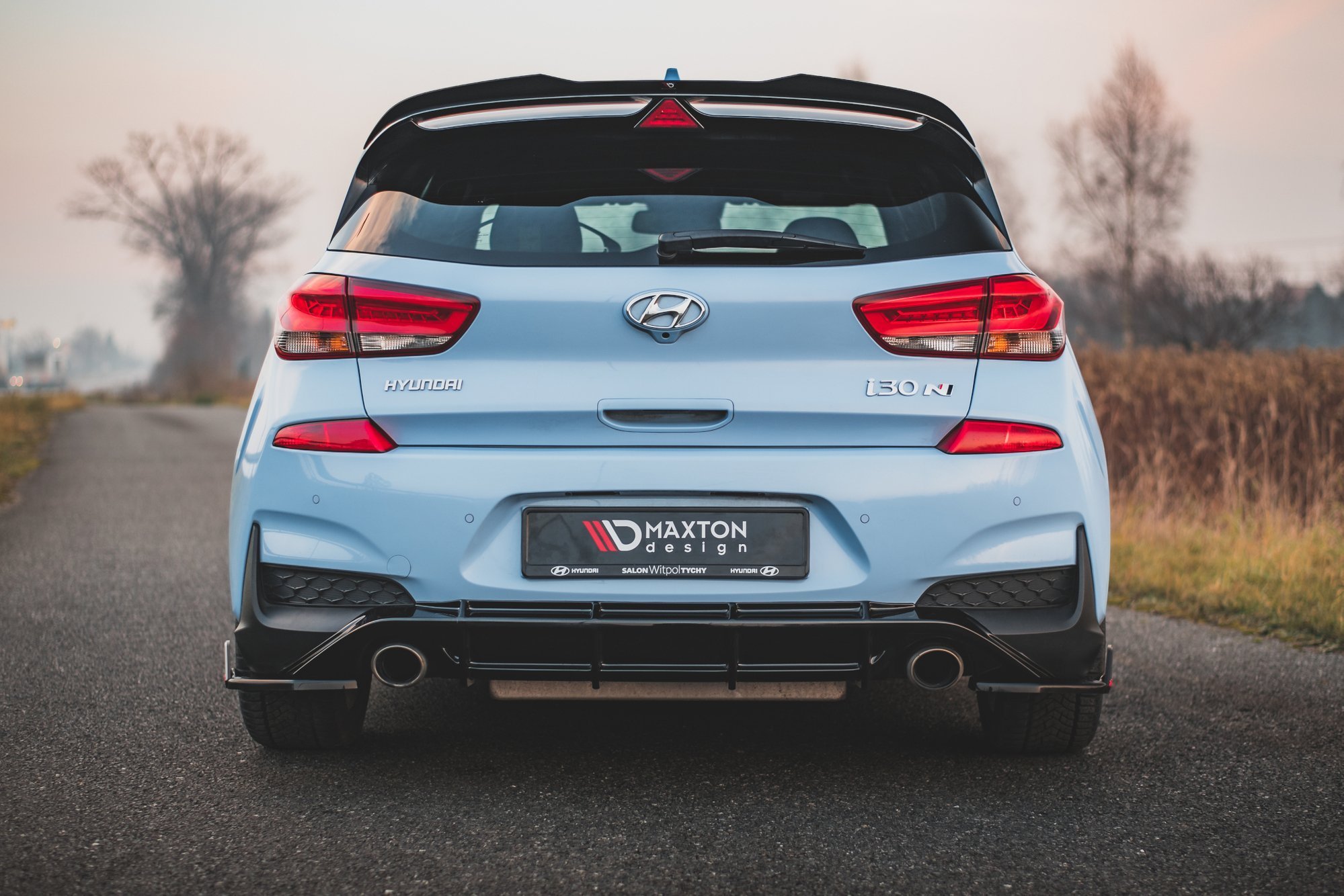 Rear Side Splitters V.7 + Flaps Hyundai I30 N Mk3 Hatchback - 5