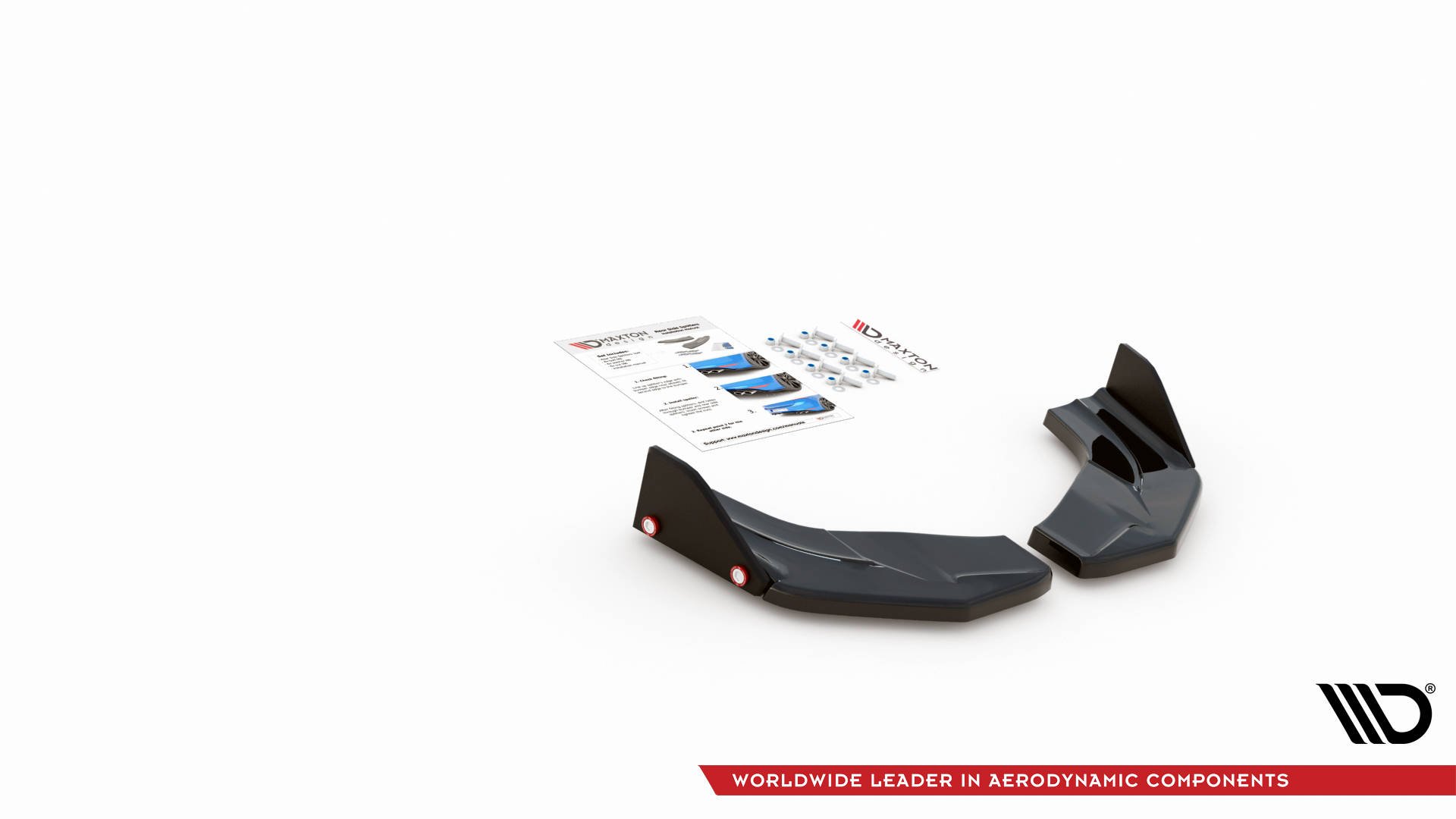 Rear Side Splitters V.7 + Flaps Hyundai I30 N Mk3 Hatchback - 6