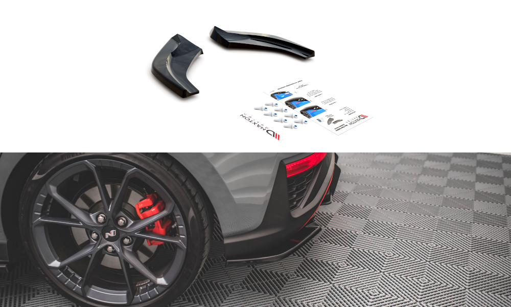 Rear Side Splitters V.2 Hyundai I30 N Hatchback MK3 Facelift (2020-)