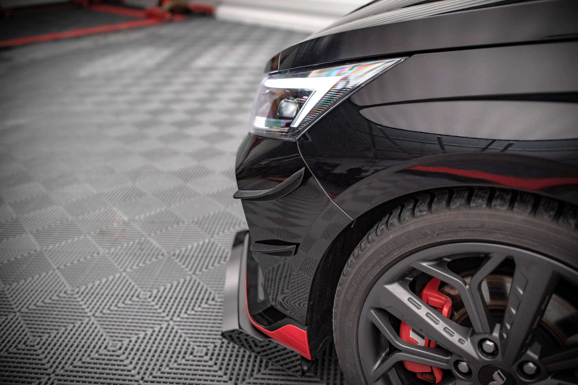 Front Bumper Wings (Canards) Hyundai I20 N Mk3 - 4