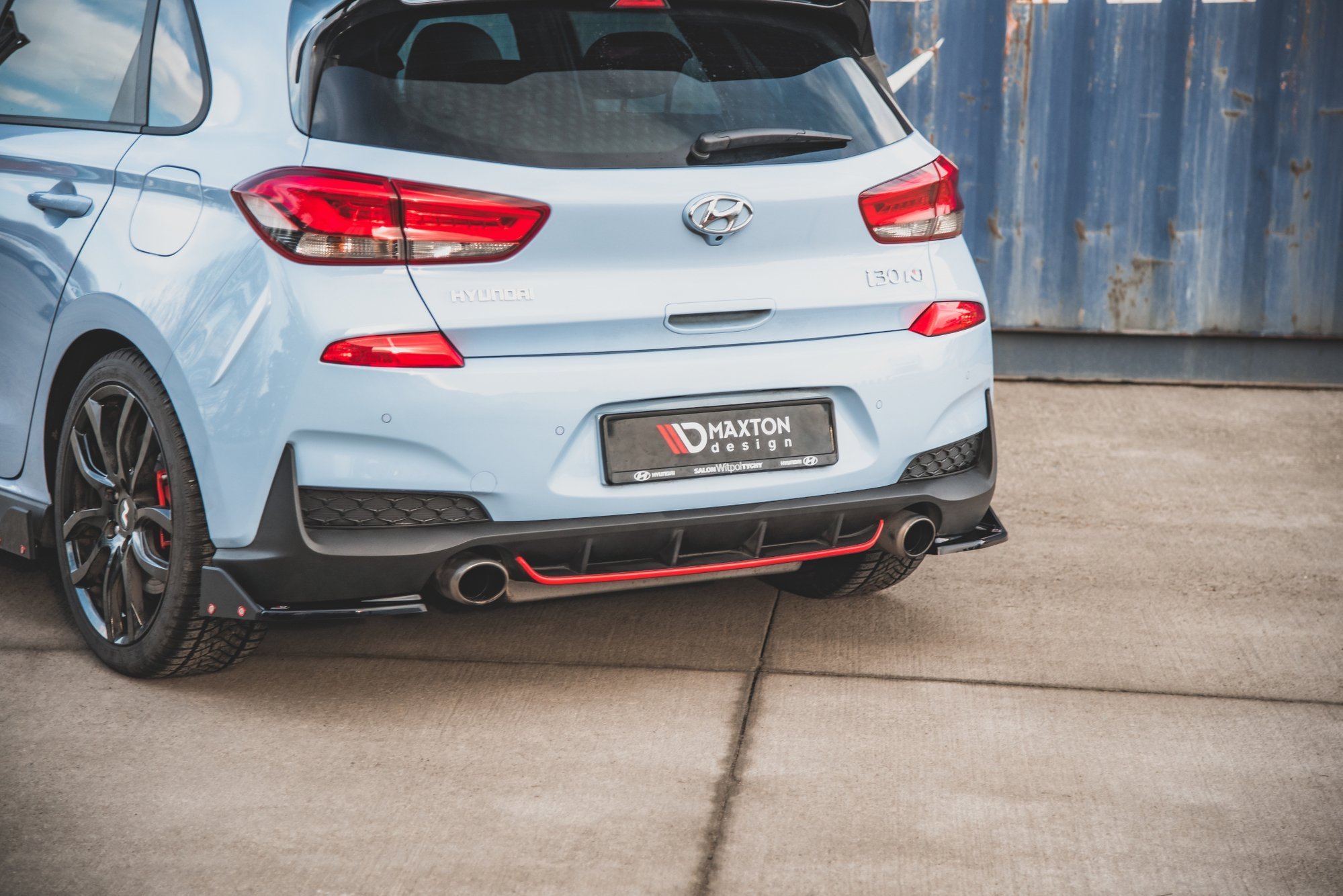 Rear Side Splitters V.6 + Flaps Hyundai I30 N Mk3 Hatchback - 5