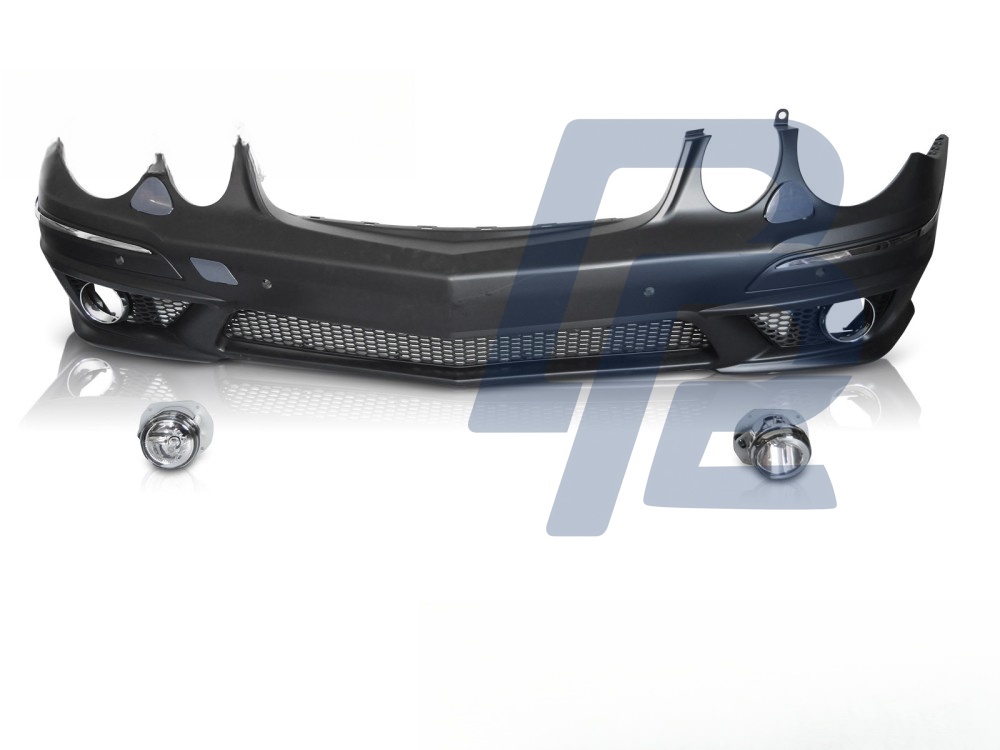 Sport Front Bumper with PDC for Mercedes W211 2006–2009 - 3
