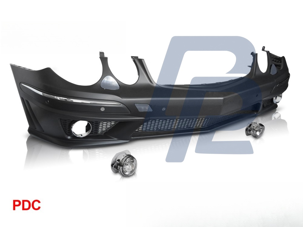Sport Front Bumper with PDC for Mercedes W211 2006–2009 - 4