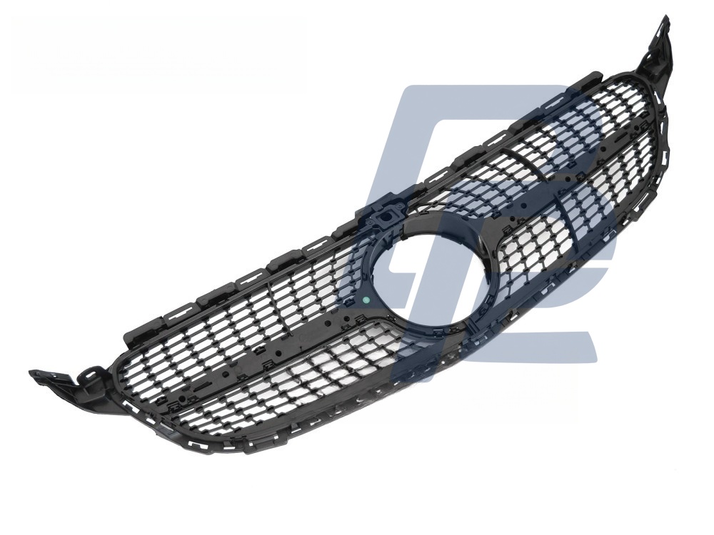 Grille Diamond Black/Chrome with Camera Hole for Mercedes W205 2014–2018 / S205 2014–2018 / C205 2015–2018 / A205 2016–2018 - 5