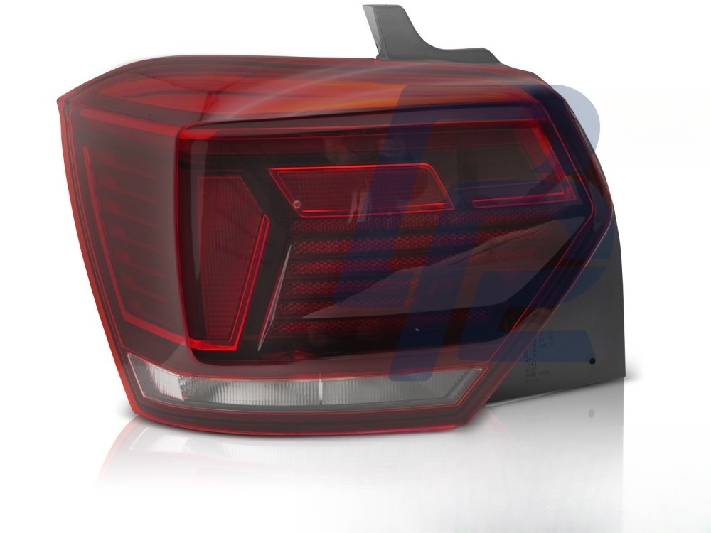 LED Tail Light Red/Clear Left Side TYC for Polo 2G Hb 2017–2021 - 2