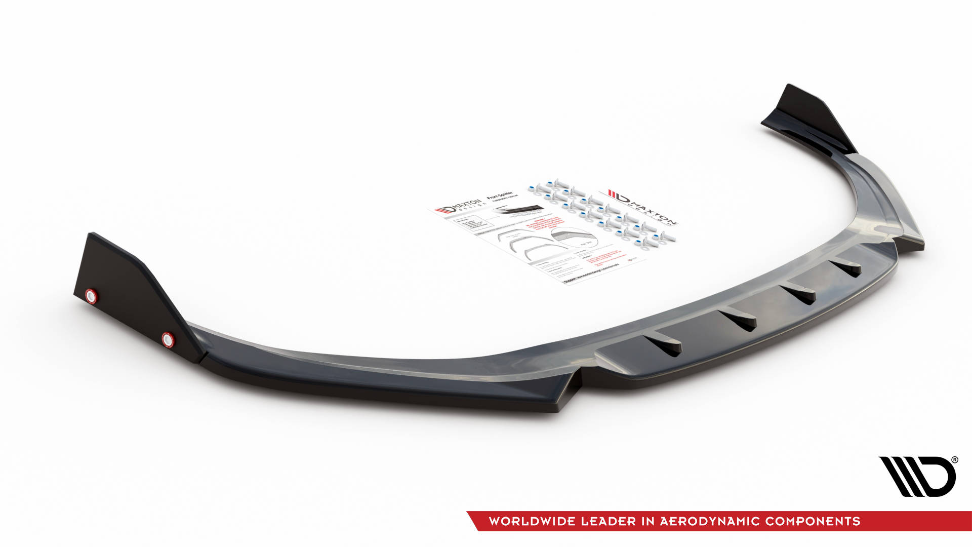 FRONT SPLITTER V.1 + FLAPS SUITABLE FOR HYUNDAI I30 N / I30 N-LINE HATCHBACK/FASTBACK MK3 FACELIFT – MAXTON DESIGN - 5