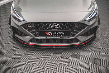 FRONT SPLITTER V.1 + FLAPS SUITABLE FOR HYUNDAI I30 N / I30 N-LINE HATCHBACK/FASTBACK MK3 FACELIFT – MAXTON DESIGN