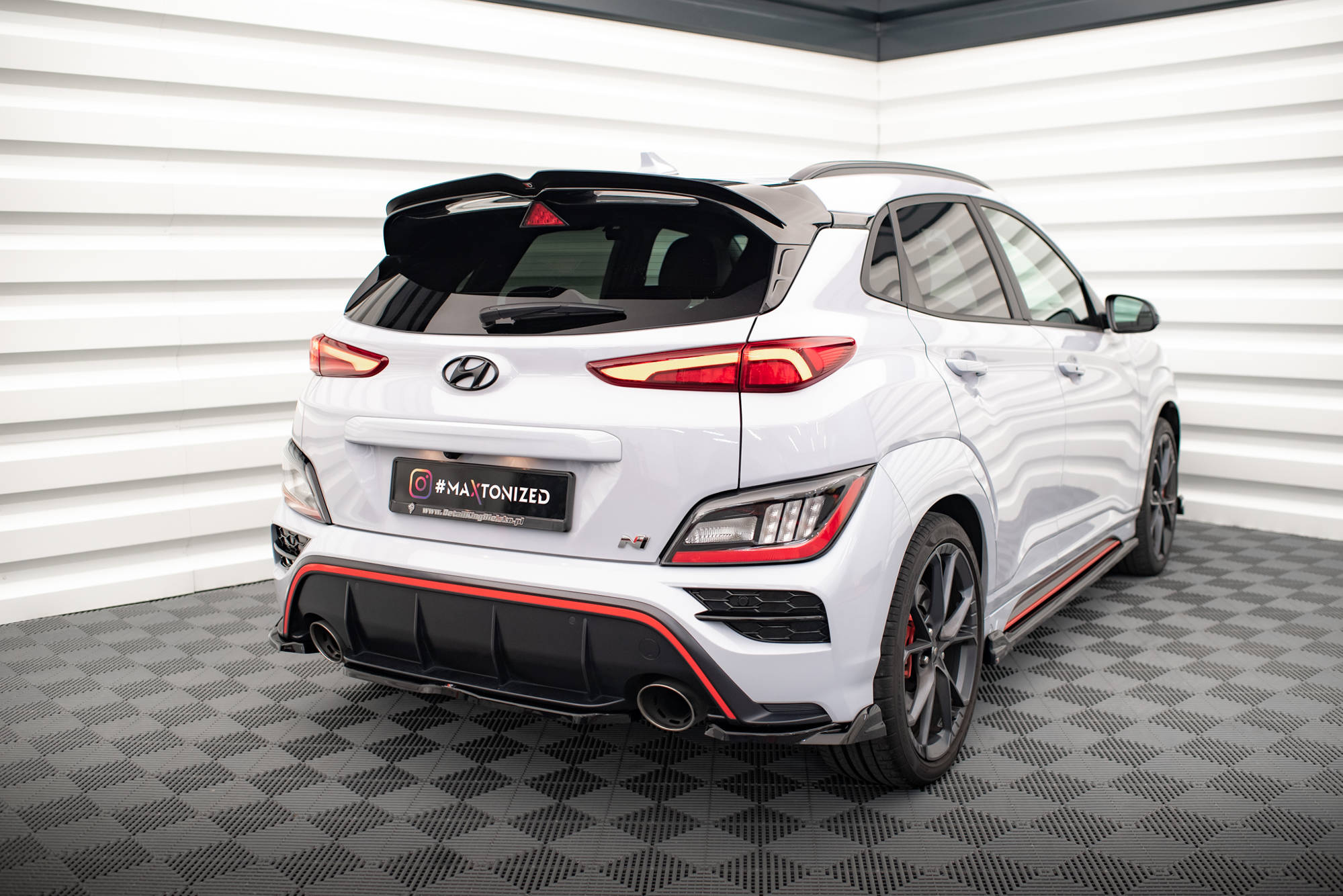 Rear Side Splitters V.2 Hyundai Kona Mk1 - 2