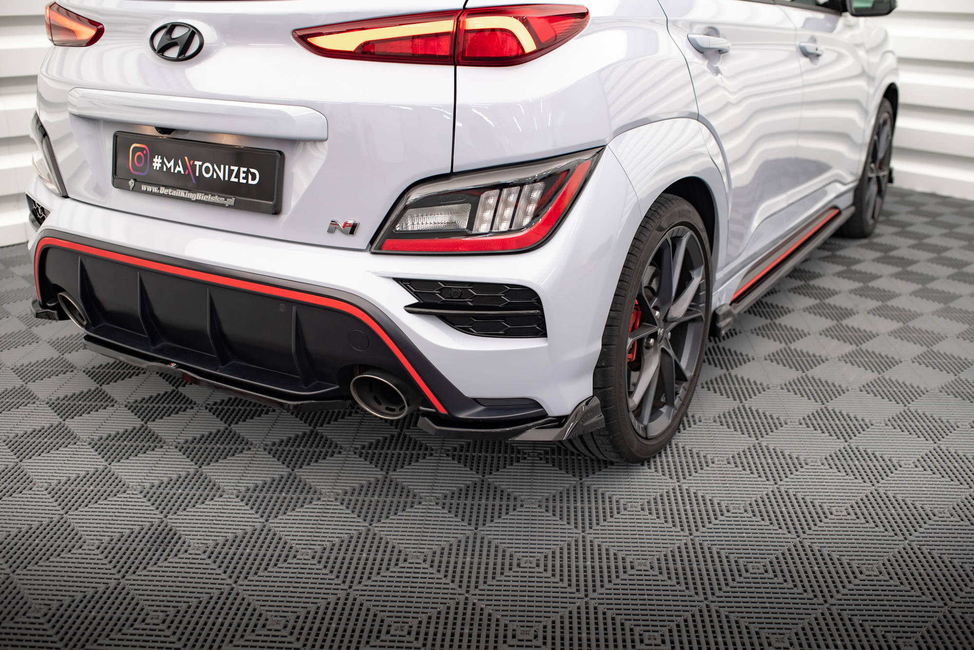 Rear Side Splitters V.2 Hyundai Kona Mk1 - 3