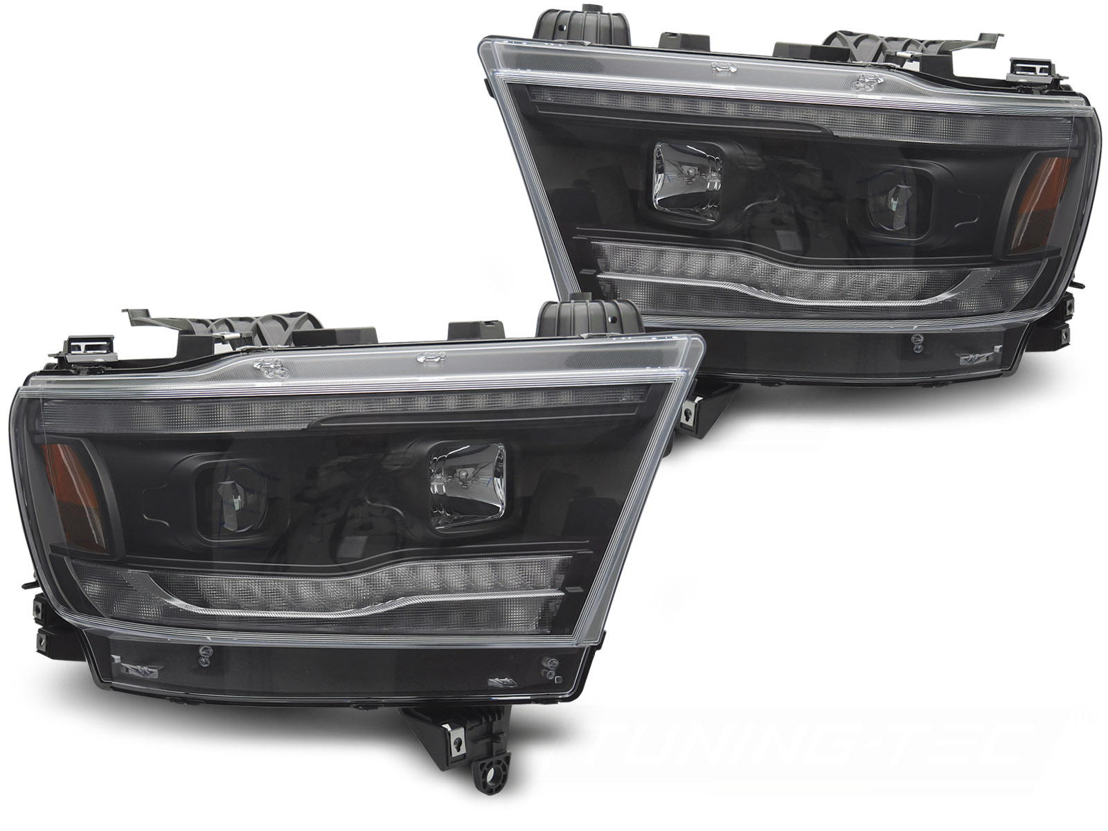STRÅLKASTARE DODGE RAM 2019-2022 SVART TUBE SEQ