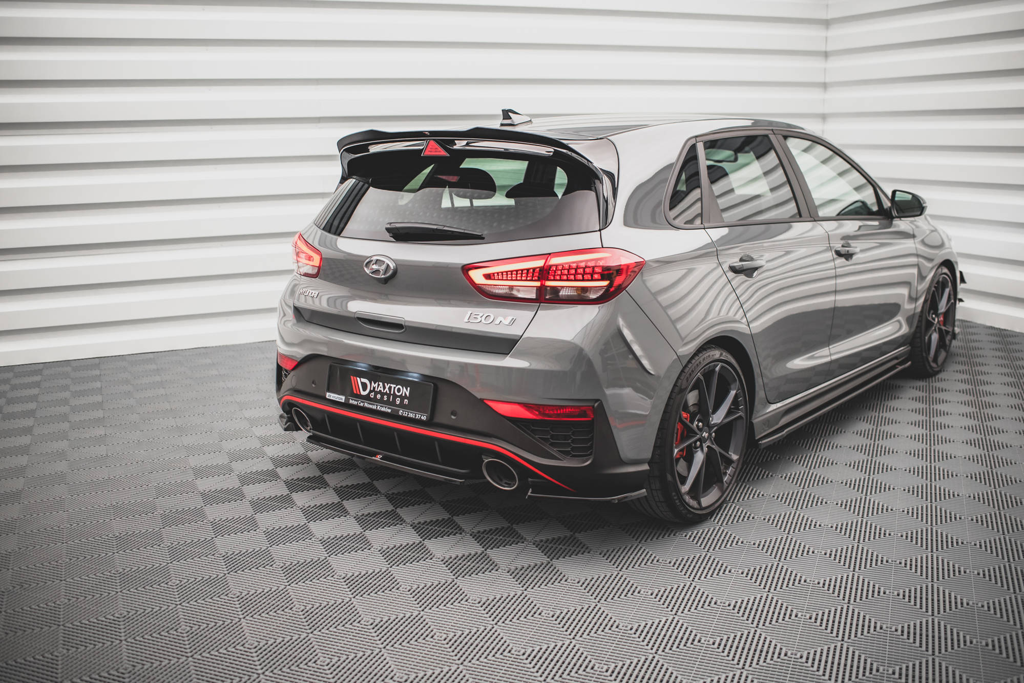 Central Rear Splitter Hyundai I30 N Hatchback Mk3 Facelift (2020-) - 3