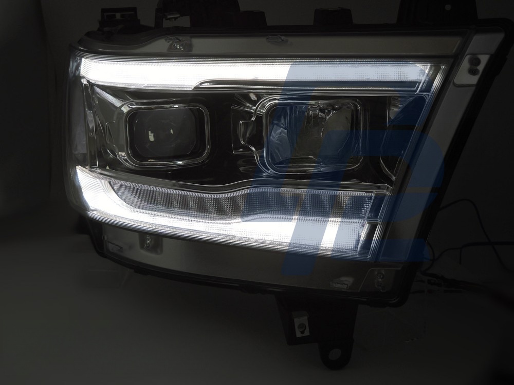 Headlights for Dodge Ram 2019–2022 Chrome Tube Sequential - 5
