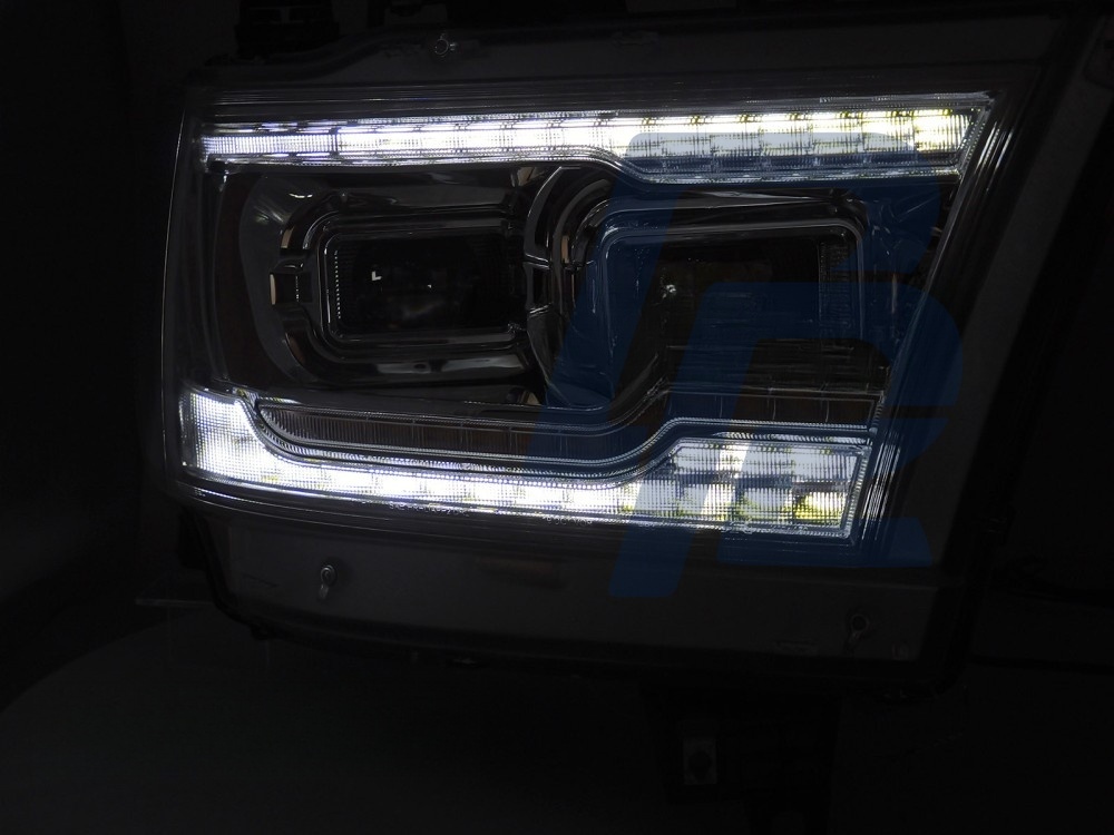 Full LED Headlights Chrome for Dodge Ram 2019–2022 - 2