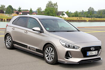 Front Splitter V.1 Hyundai I30 Mk3 Hatchback