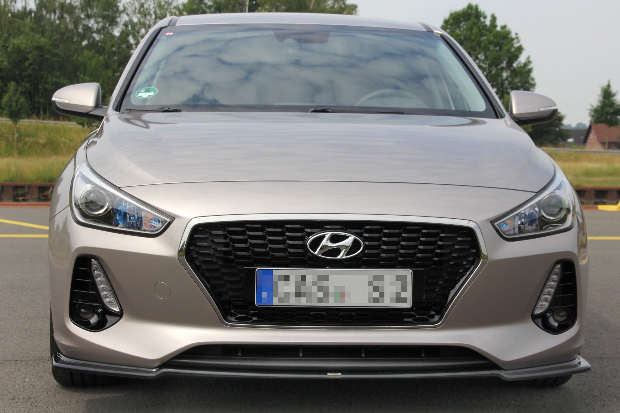 Front Splitter V.1 Hyundai I30 Mk3 Hatchback - 3
