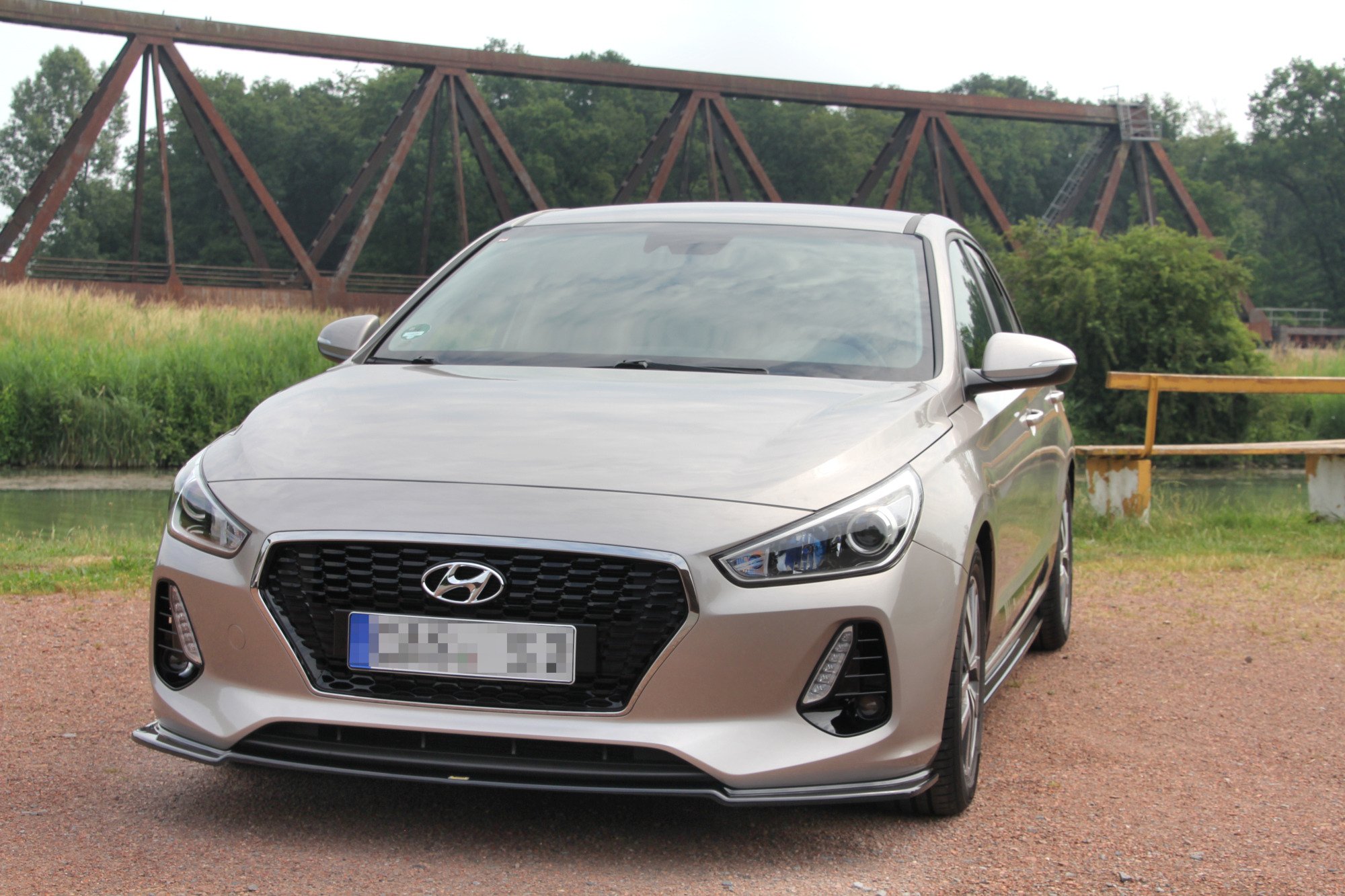 Front Splitter V.1 Hyundai I30 Mk3 Hatchback - 4