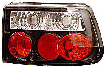 OPEL ASTRA F 3/5D 91-98 BLACK TAILLIGHTS