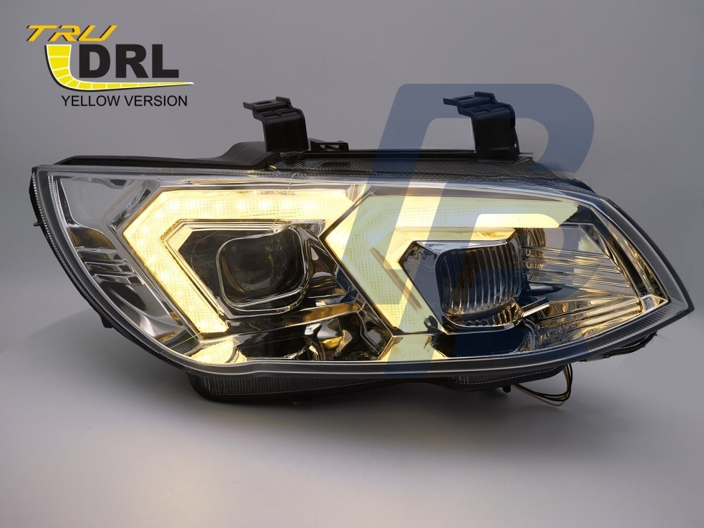 Xenon Headlights Yellow LED Chrome DRL for BMW E92 / E93 LCI 2010–2013 - 5
