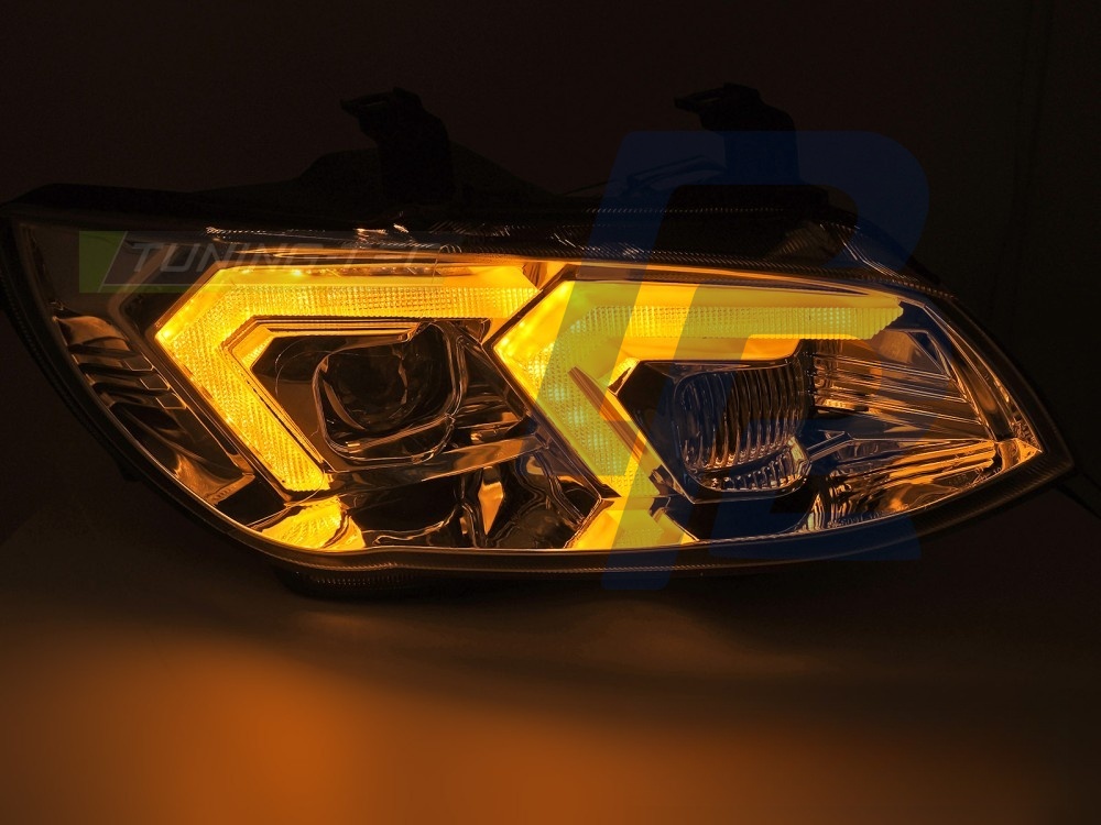 Xenon Headlights Yellow LED Chrome DRL for BMW E92 / E93 LCI 2010–2013 - 3