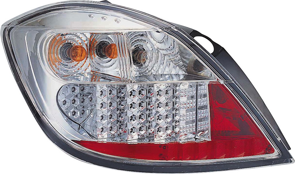OPEL ASTRA H 04+ 5D CHROME LED TAILLIGHTS