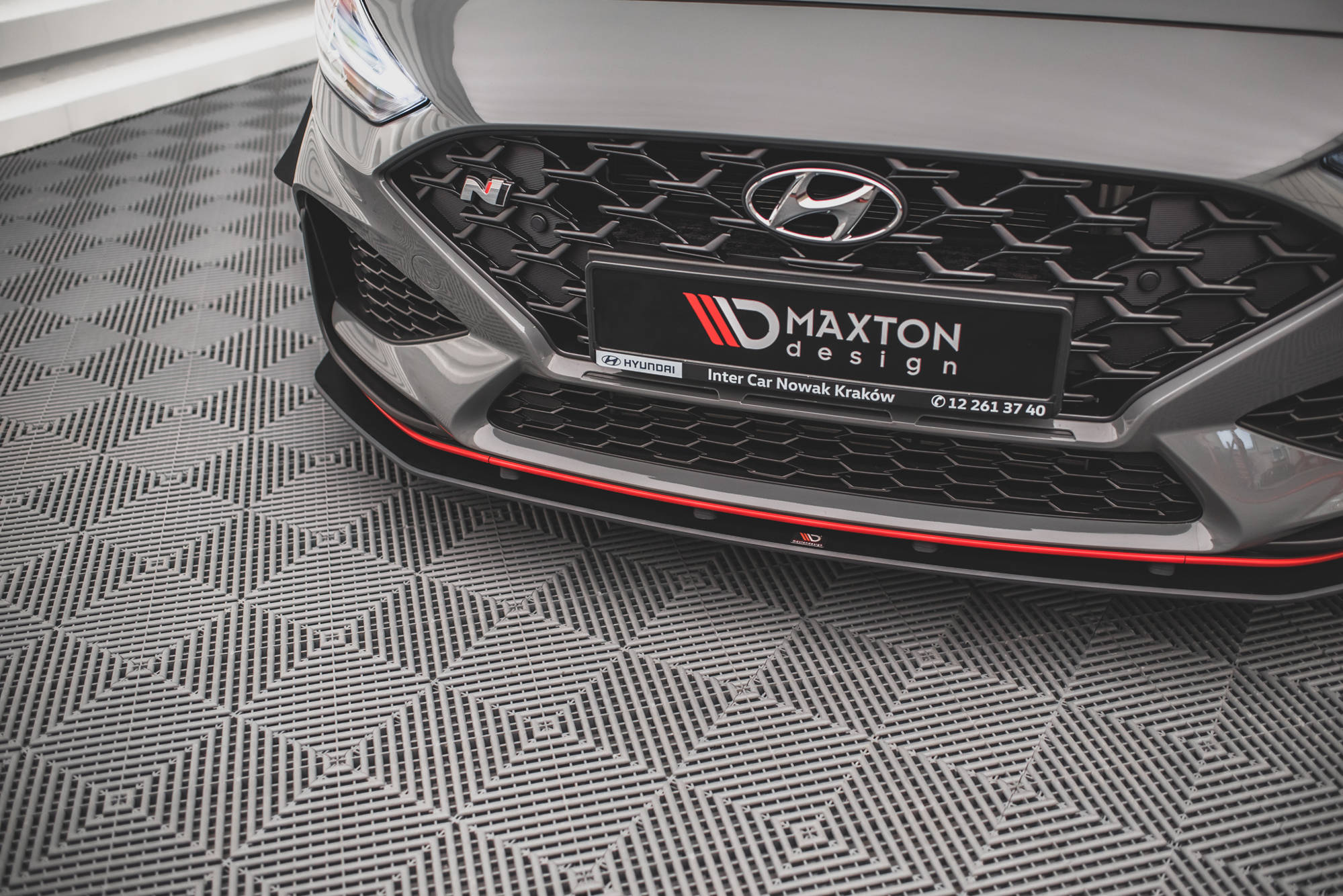 STREET PRO FRONT SPLITTER SUITABLE FOR HYUNDAI I30 N HATCHBACK/FASTBACK MK3 FACELIFT – MAXTON DESIGN