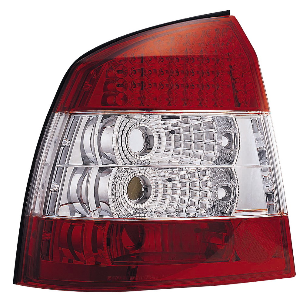 OPEL ASTRA G 3/5D RÖDA/KLARA LED BAKLAMPOR