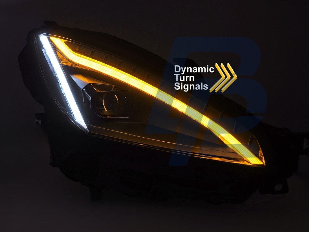 Headlights for Toyota GR86 2021– Black LED - 5