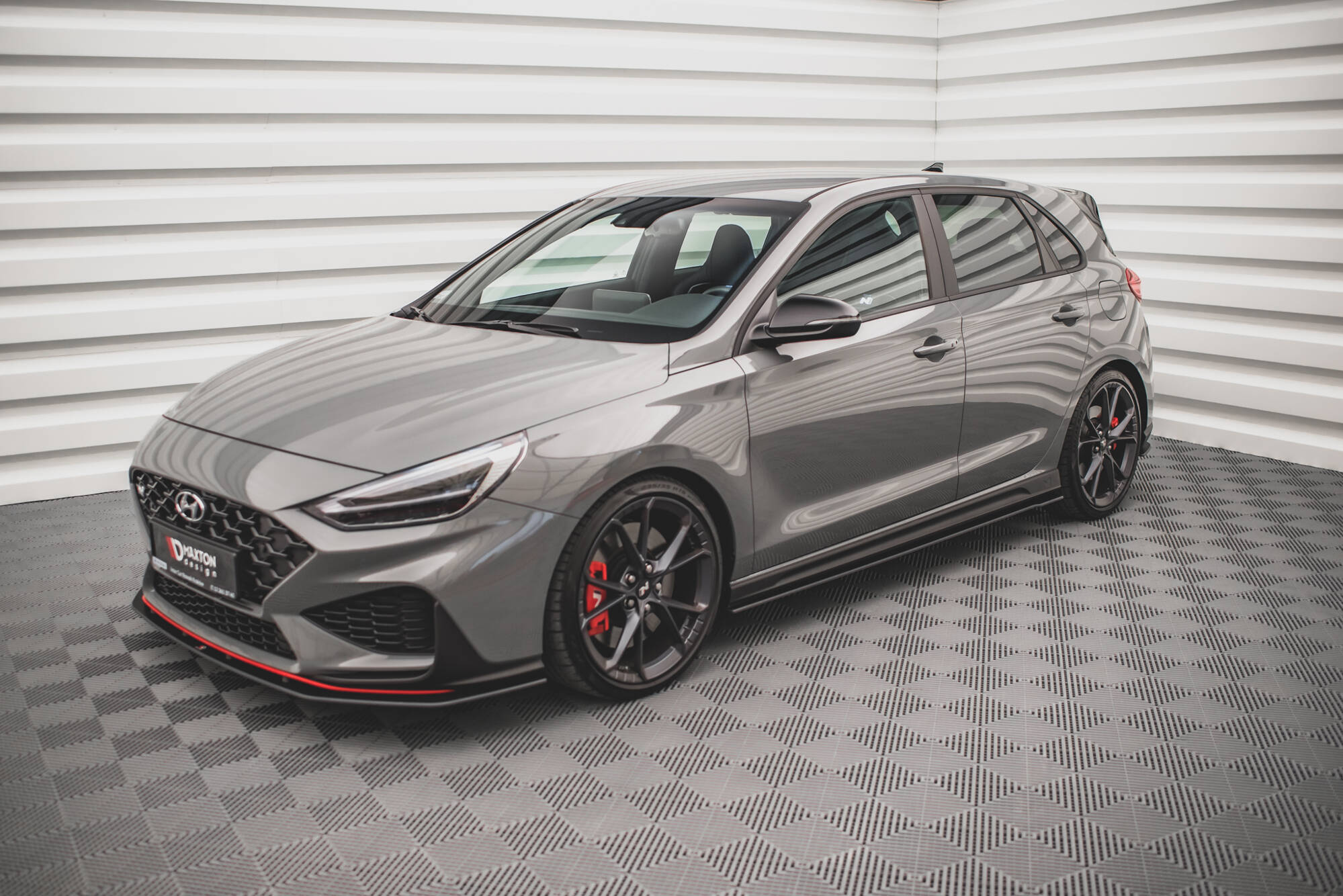 STREET PRO SIDE SKIRTS DIFFUSERS V.2 SUITABLE FOR HYUNDAI I30 N / N-LINE HATCHBACK / FASTBACK MK3 / MK3 FACELIFT – MAXTON DESIGN - 3
