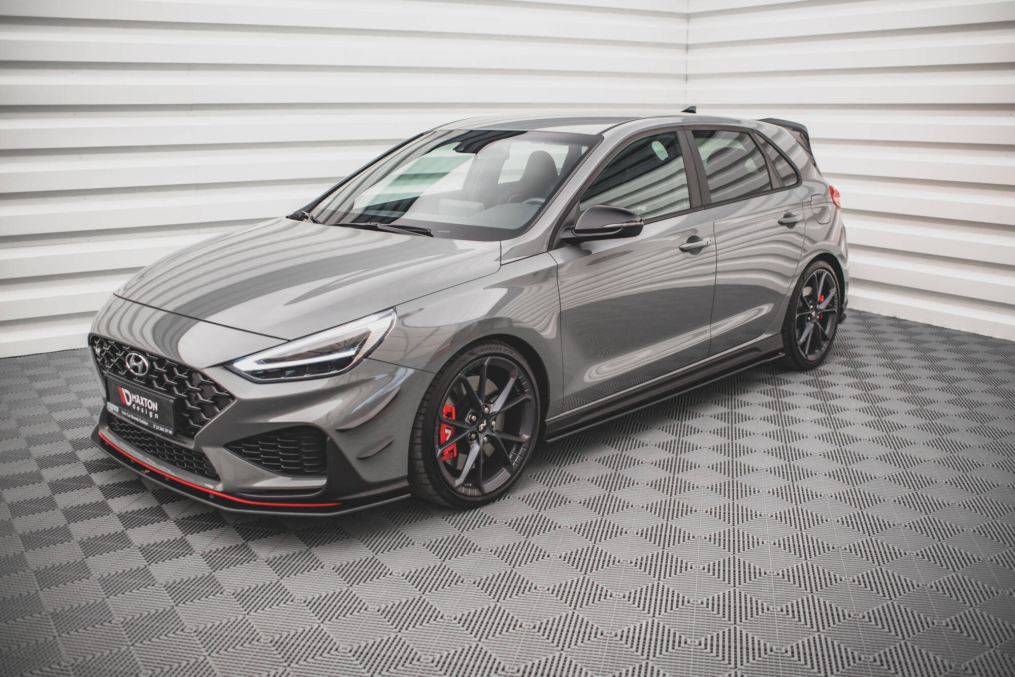 STREET PRO SIDE SKIRTS DIFFUSERS V.2 SUITABLE FOR HYUNDAI I30 N / N-LINE HATCHBACK / FASTBACK MK3 / MK3 FACELIFT – MAXTON DESIGN - 4