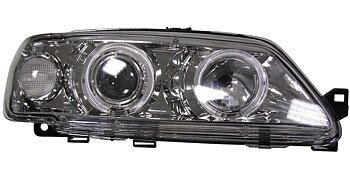 PEUGEOT 306 93-96 CHROME ANGELEYE HEADLIGHTS