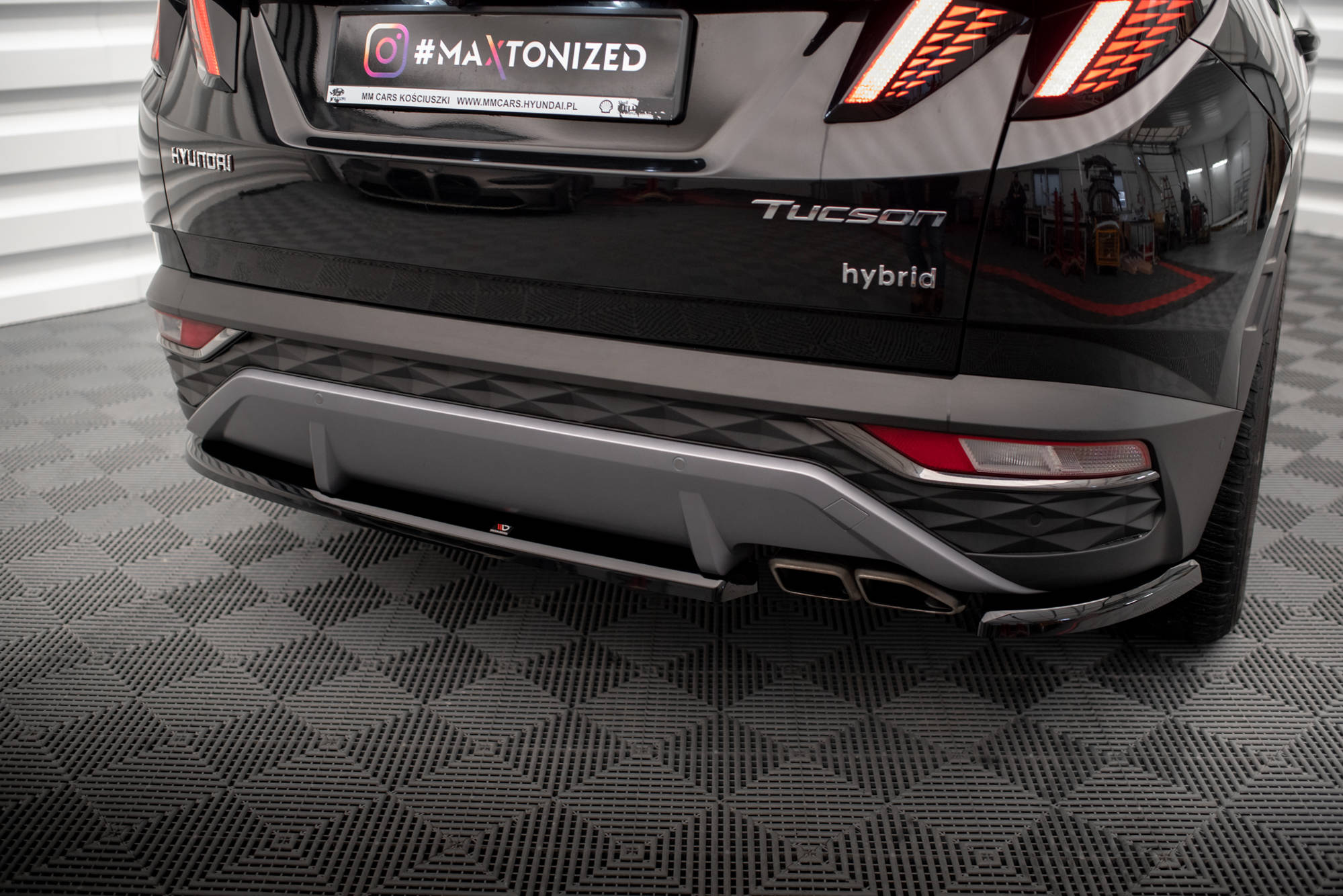 Rear Side Splitters Hyundai Tucson Mk4 - 3