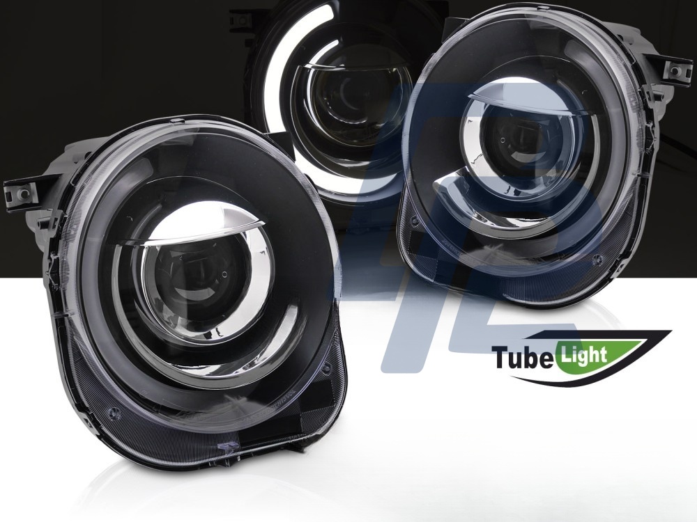 Headlights Black Tube for Jeep Renegade 2014–2018 - 2