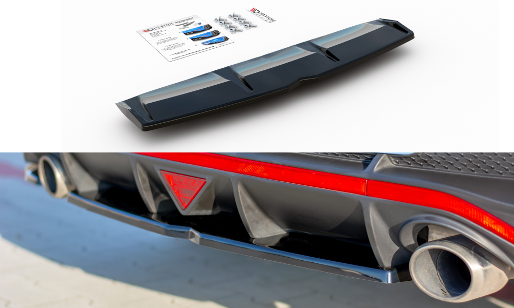 Central Rear Splitter Hyundai I30 Mk3 N Fastback