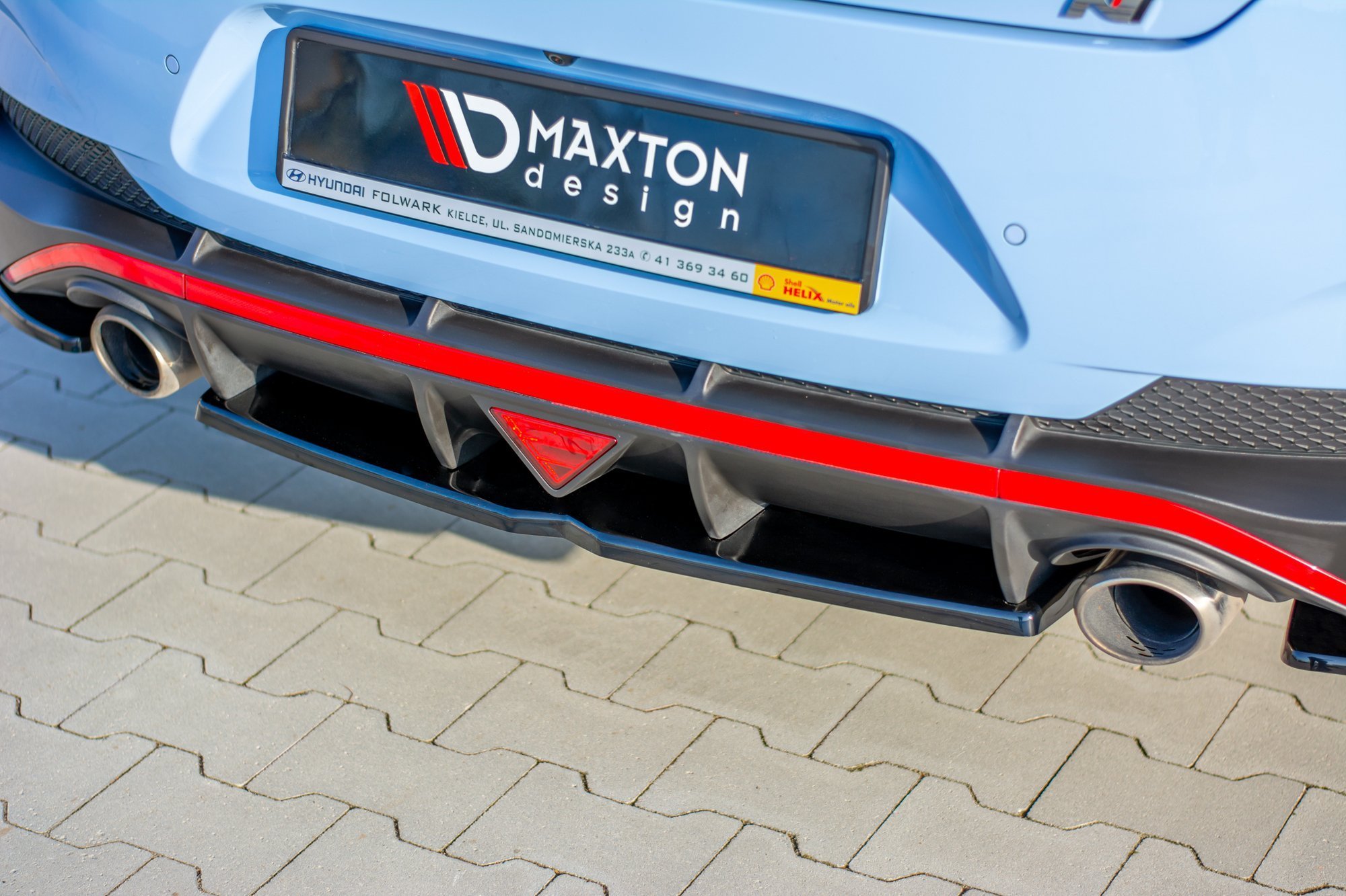 Central Rear Splitter Hyundai I30 Mk3 N Fastback - 3