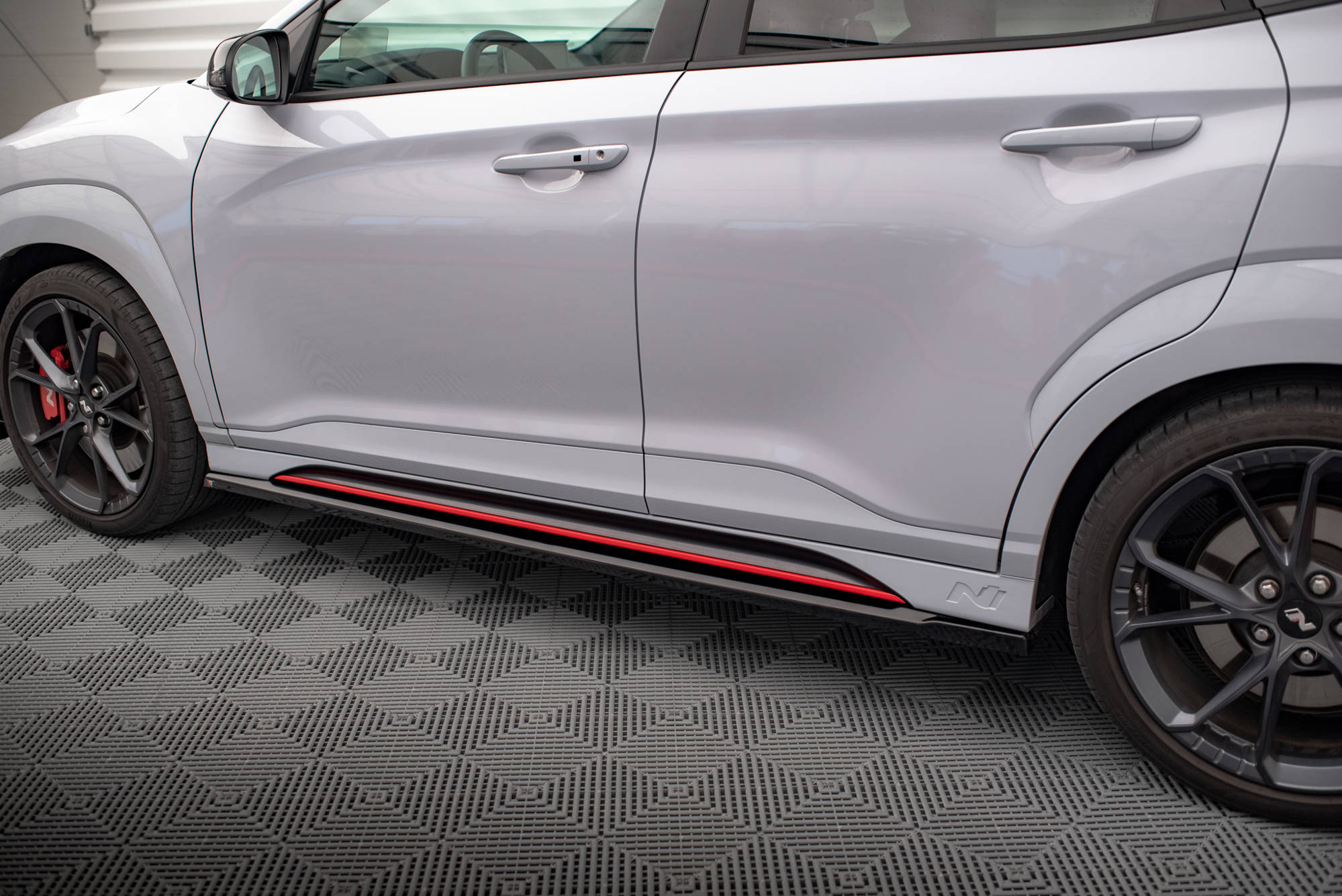 Side Skirts Diffusers V.1 Hyundai Kona N Mk1 - 3