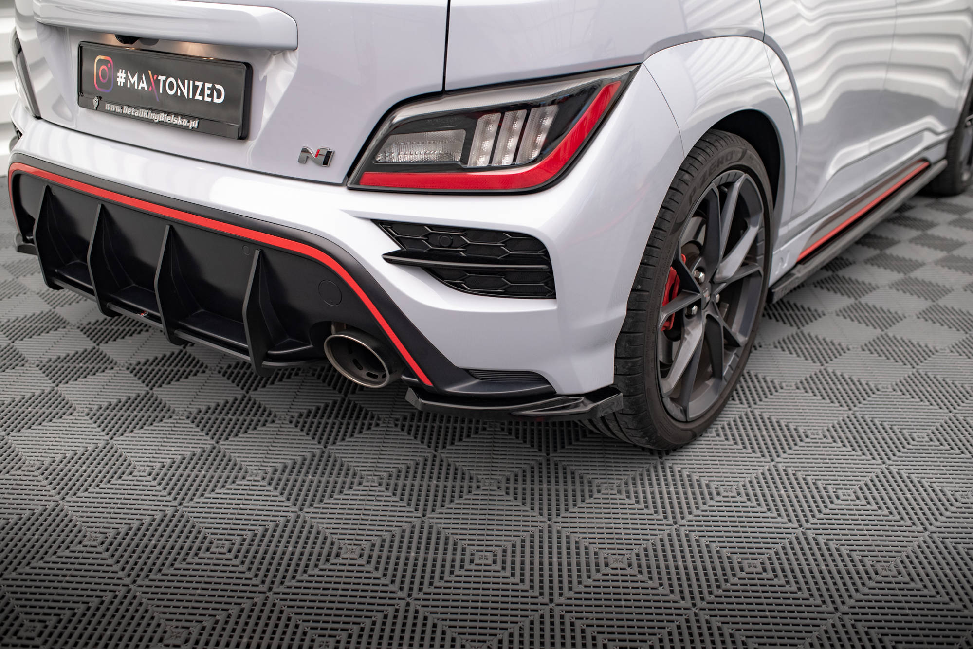 Rear Side Splitters V.1 Hyundai Kona Mk1 - 3